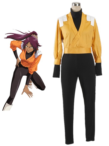 Bleach Yoruichi Shihoin The Secret Remote Squad Uniform Cosplay Costumes